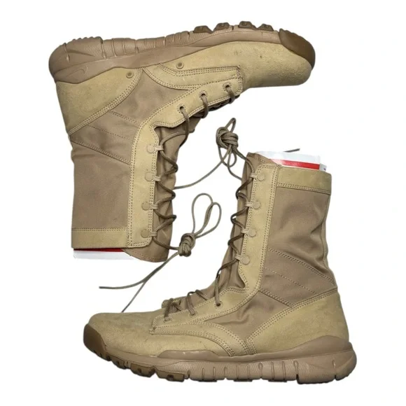NIKE SFB Khaki Canvas Field Tactics Boots Size 13 329798-221 - Picture 2 of 7